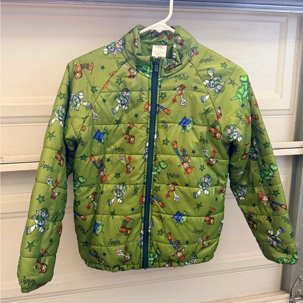 Disney Pixar Toy Story puffer jacket size 9/10